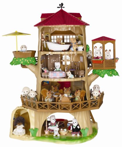 Childrens Toyshop  Toys : Sylvanian Families - Treehouse The Old Oak Hollow