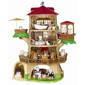 Sylvanian Families The Old Oak Hollow Treehouse (Furniture and Figures Not Included)