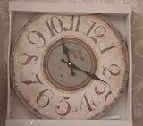 Vintage Style Shabby Chic Distressed Paris Wall Clock