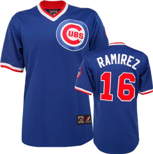 Aramis Ramirez Blue Majestic Cooperstown Replica Chicago Cubs Jersey