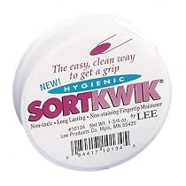 Fingertip Moistener, Anti-Bacterial, with Non-skid Back, 1-3/4 Oz, White/Pink LEE10134