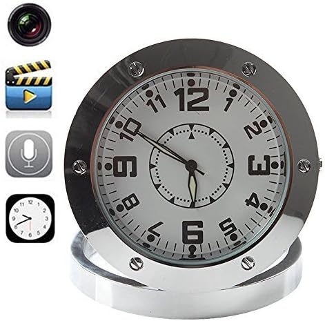 A0CHAN HD Newest Home Security Clock Recorder Video Security Hidden Spy Camera Cam Sound Motion Detector 16GB TF Card