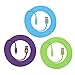 Lightning 8 Pin to USB Cable Data Sync Charger Cord for iPhone 5 5S 5C , iPhone 6 6 Plus (Purple,Blue,Green)