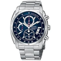 Men`s Two Tone, Pulsar Chronograph Watch