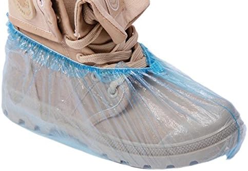 Pack of 100 Pcs Blue Disposable Shoe Covers Medical Home Use