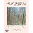 Great Twentieth-Century Violin Concertos in Full Score (Dover Music Scores)
