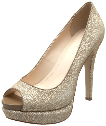 Calvin Klein Women's Arielle Platform Pump,Camel,8 M US