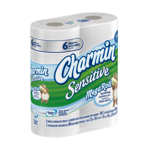 Charmin Sensitive Toilet Paper 6 Mega Rolls Pack of 3 New eBay