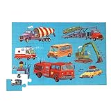 Vehicle Sounds Floor Puzzle With Case by Crocodile Creek