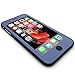 Mengo SlimFit 360 [Ultra-Thin] Case for iPhone 6/6S With Tempered Glass Screen Protector - Blue (Will Not Fit 6/6S Plus)