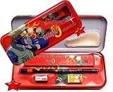 Naruto Tin Pencil Case/Stationery set
