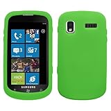 GREEN Gel Skin Case for Samsung Focus (i917) AT&T