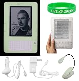 6n1 Non-OEM Amazon Kindle 2 Silicone Skin Case - Neon