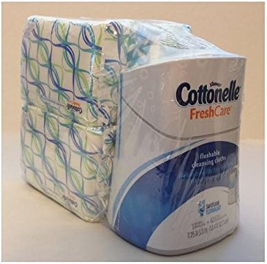 Cottonelle Fresh Care Flushable Cleansing Cloths Dispenser, Best Buy Bundle 8 Packs 42 Count Refills (1 Dispenser and 8 Packs 336)