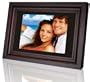 Coby DP1048-128 10.4-Inch Two Interchangeable Wooden Digital Photo Frame with MP3 Player (Black, Brown)