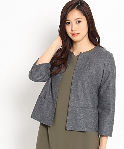 Reflect(リフレクト)丸首ボックスシルエットジャケット