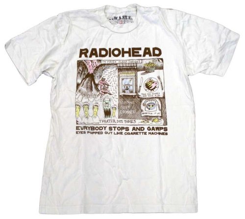 Color in Drawing T-Shirt by Radiohead - Ships in ''24'' Hours!