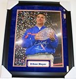 Urban Meyer Autographed Florida Gators National Championship 16x20 Trophy Photo with 06 NATL CHAM