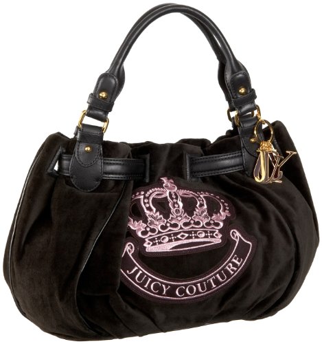 Juicy Couture Fashion Velour Medium Freestyle Satchel