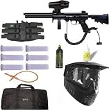 TIPPMANN A5 PAINTBALL Gun Stealth Flatline SNIPER SET