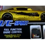 SPORT CAR: Yellow New Bright R C Full Function Radio Control FORD MUSTANG. 1:10 Scale Car... by TBC TOYS
