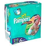 Pampers Baby-Dry Diapers, Size 6, Jumbo Pack, 26 Diapers (UNISEX)
