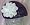 Purple Hat/White Flower