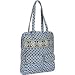 Vera Bradley Tall Zip Tote (Closeout) (Riviera Blue)