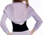 White: Small - Made To Order Drape Knit Shrug, Dance Class to Weddings Comfortable & Fashionable by KD dance New York