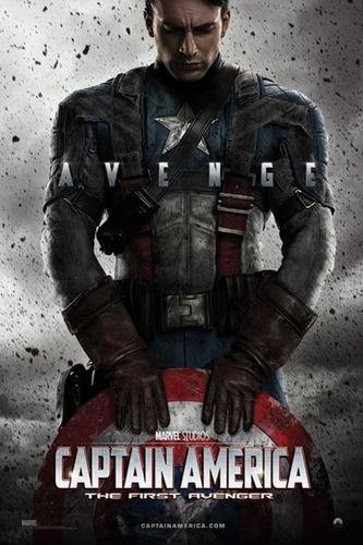 Captain America Poster Teaser The First Avenger - Poster Großformat