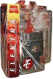  : Marvel Select 2002 Special Collector Edition 6 Inch Action Figure With Highly Detailed Base Display Stand - ELEKTRA with Triple Stick, Sai, Naginata, Extra Pair of Hands and Legs