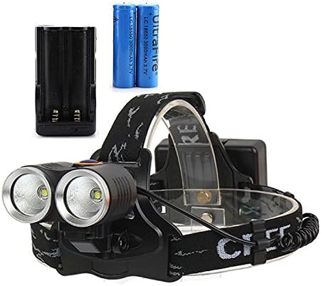 Bicycle Light Set Led Cree R2 LED 1200lm 8w Power 2 Dual Head Bicycle Bike Light 18650 Battery Charger Bicycle Headlight