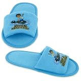 Diego Teal Slip On Slippers for Toddlers and Boys