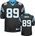 Steve Smith Jersey: Reebok Authentic Black #89 Carolina Panthers Jersey - 50