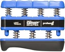 Gripmaster Hand Exerciser Blue, Light Tension (5-Pounds per Finger)