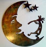 Kokopelli Moon Wall Hanging Metal