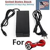 Hmleaf&reg; 42V Smart Balance Hoverboard Electric Scooter Battery Power Charger 3-prong Inline
