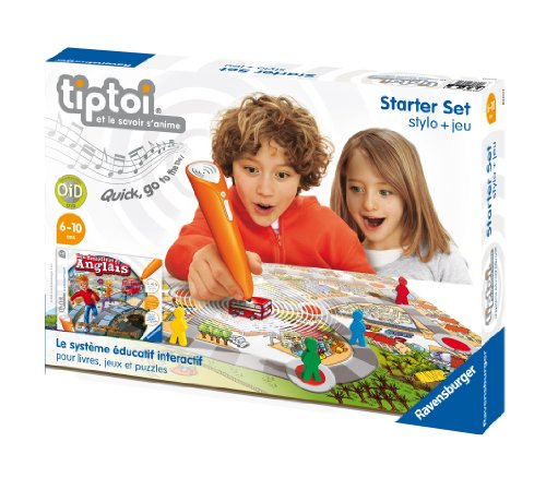 Ravensburger - 00531 - Jeu Éducatif Électronique - Tiptoi - Starter Set Jeu + Lecteur interactif - Les Détectives Anglais