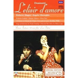 Donizett - L'Elisir d'Amore / Alagna, Gheorghiu, Scaltriti, Alaimo, Pido, Lyon Opera (Special Edition with Highlights CD)