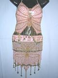 sexy heavy hand embroidered butterfly belly dance costume pg