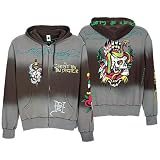 Ed Hardy - Ed Hardy Men's Snake Skull Potassium Hoody