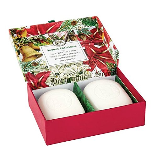 Michel Design Work Joyous Christmas Double Bar Soap Set SOA239