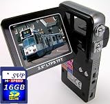 SVP HDDV-3000 12MP Max. 6-in-1 Multi-Functional Camcorder with Rare Huge Flip LCD! (16GB SDHC Card Included)