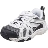 Stride Rite Toddler NMS Brayden Lace First Walker,White/Grey/Navy,5.5 W US Toddler