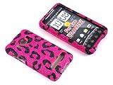 Smile Case Pink Leopard Bling Rhinestone Crysal Jeweled Snap on Full Cover  ....