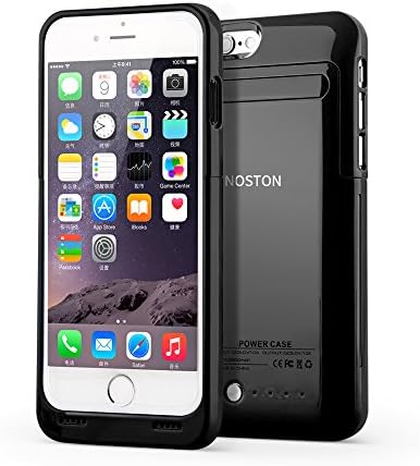 NOSTON iPhone 6 6s Battery Case Ultra Slim 3500mAh Extended120% Battery Case for iPhone 6 6s (4.7 inch) (Black)