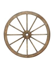 Home: Metal Wagon Wheel with Long Lasting Construction - Benara
