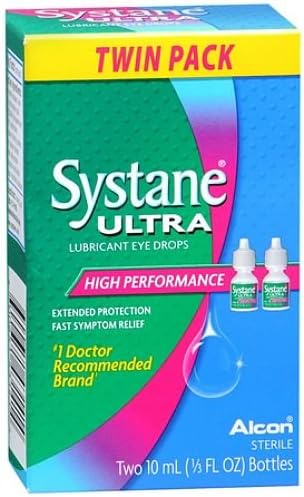 Systane Ultra High Performance Lubricant Eye Drops, Twin Pack 20 ml