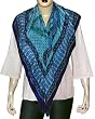 Silk Scarf Hand Painted Square 44 x 44 inches (sqsrf074)