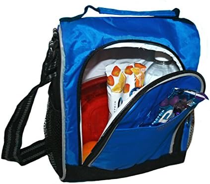 Insulated Lunch Bag With Adjustable Shoulder Strap by Sacko. Best Lunchbox for Men, Women, Kids and for Work &amp; School
